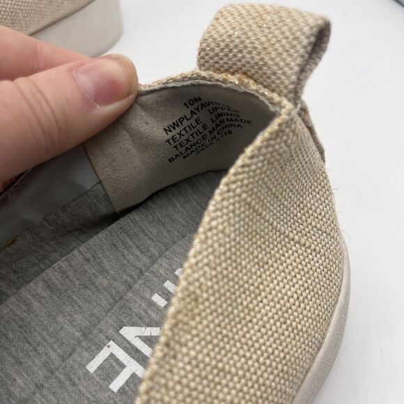 Nine West Playa Vista Embroidered Floral Slip On Sneaker Shoes Flats size 10M - Picture 7 of 8